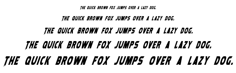 Laser Rod font