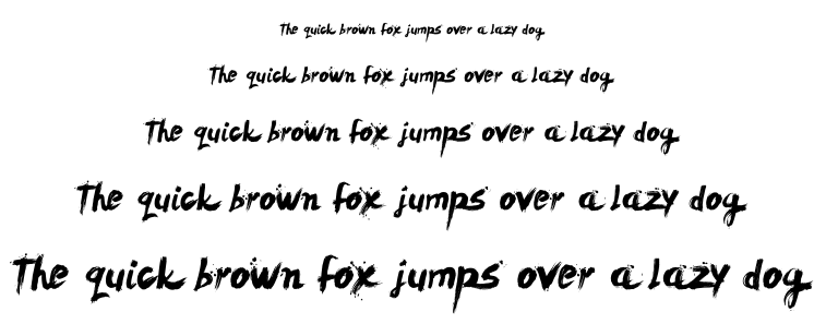 Levi ReBrushed font