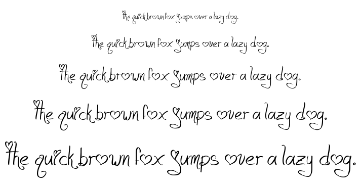 Jellyka – Love and Passion font