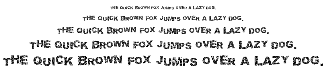 Malapropism font