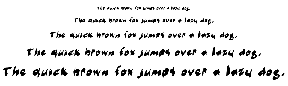 Marker Moe II font