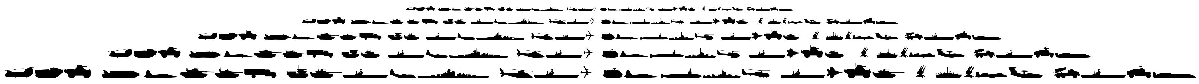 Military RPG font