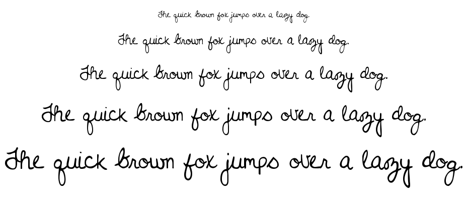 Never Grow Up font