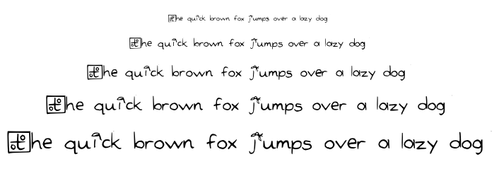 Nonsense font