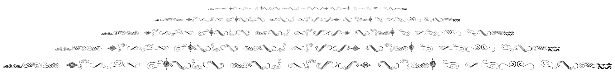 Nymphette font