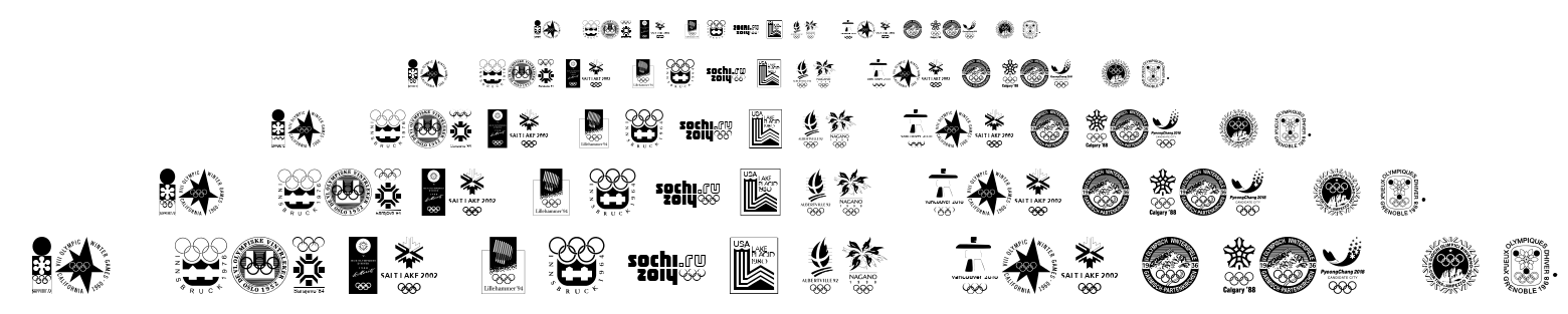 Olympiad XXX font