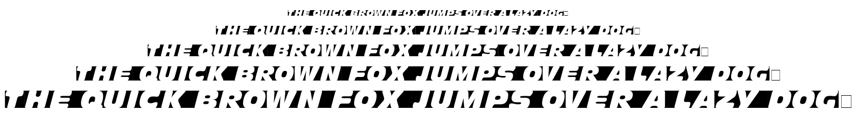 Obliquo font