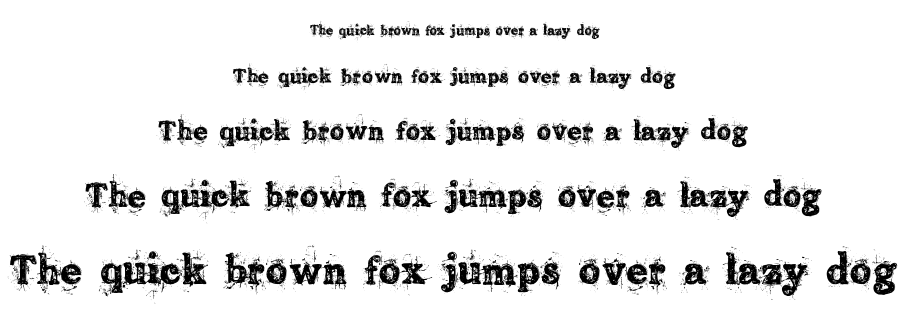 Old Printing Press font