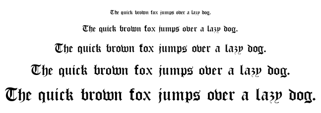 Old London font