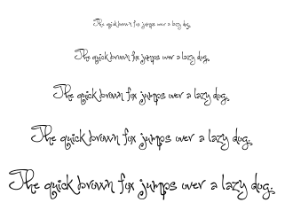 One Starry Night font