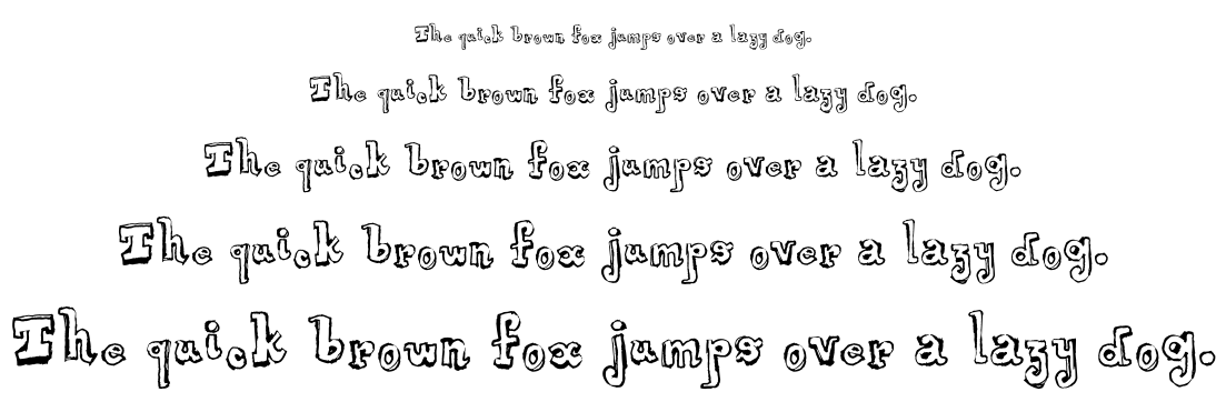 Over font