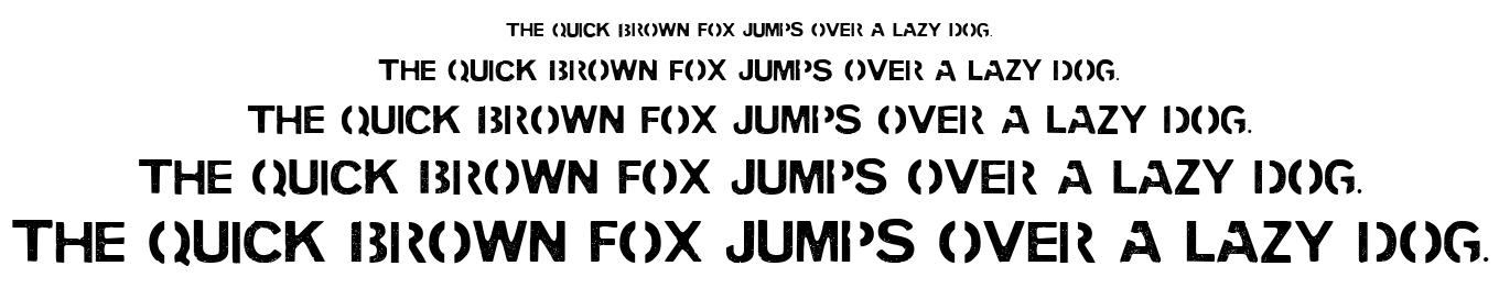 Pencil Stencil font