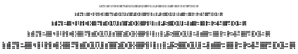 Pica Hole font