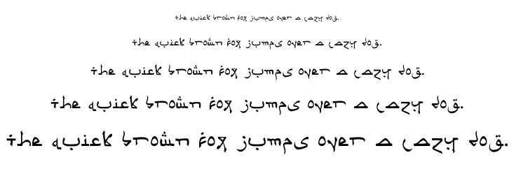 Psuedo Saudi font