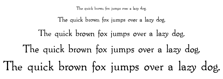Packard Antique font