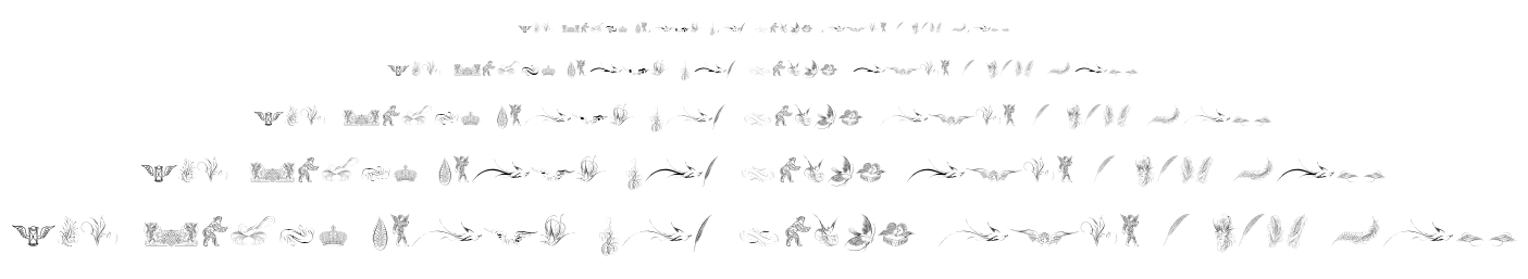 Penmanship Birds font