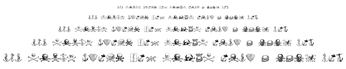 Pirates Two font