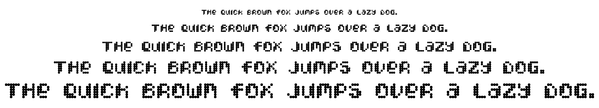 Pixcel font