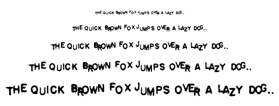 Pulp font