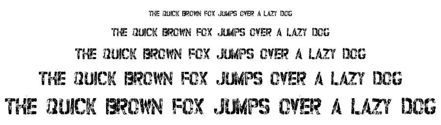 Refurbished font