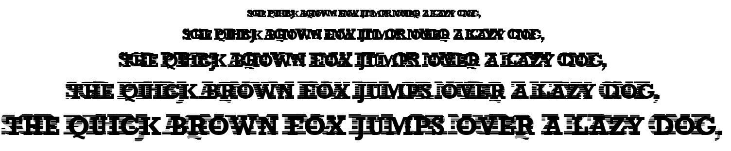 Remanence font