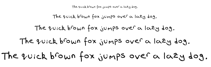 Rich’s Riting font