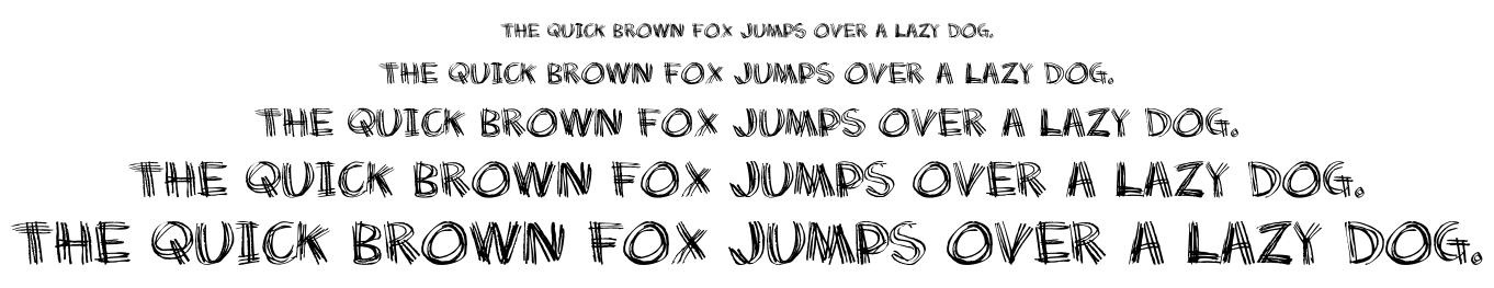 Scratch my back font