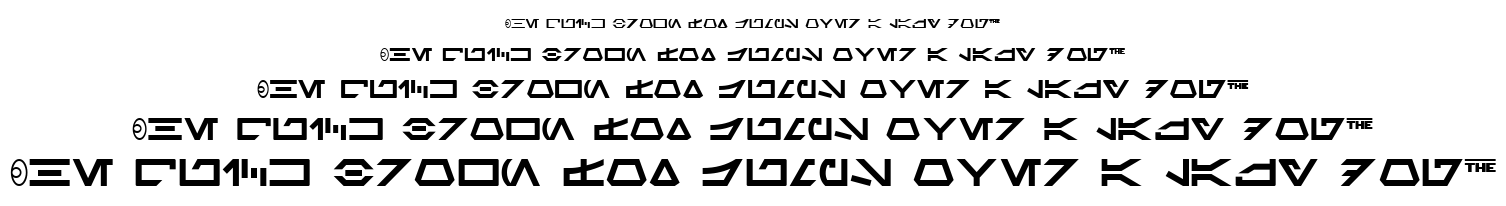 SF Distant Galaxy font