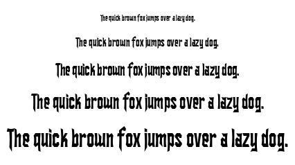 SF Ironsides font