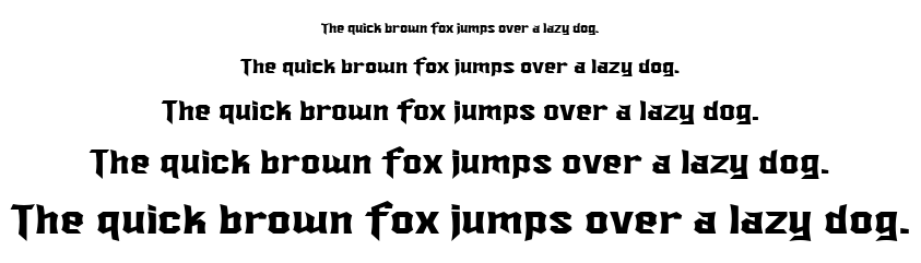 SF Ironsides font