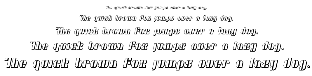 SF Retrosplice font