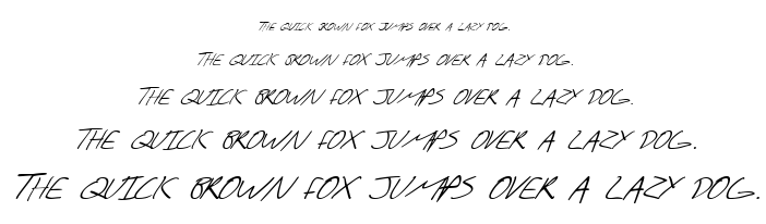 SF Scribbled Sans font
