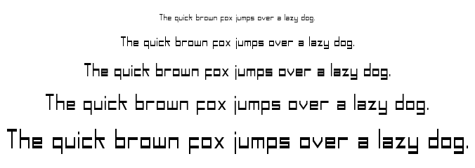 SF Square Head font