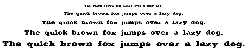 Saddlebag font