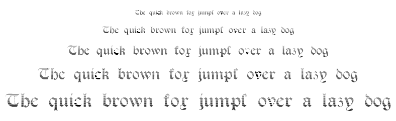 Salterio font