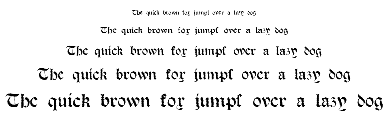 Salterio Trash font