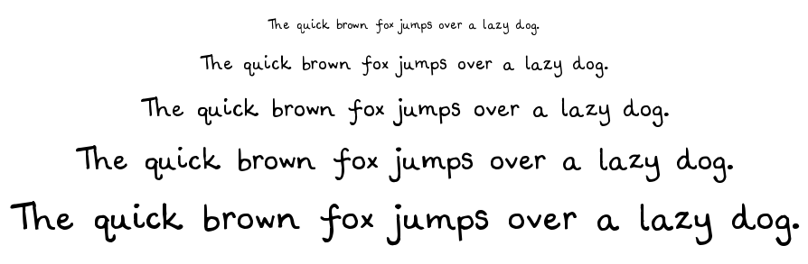 Scrogglet font