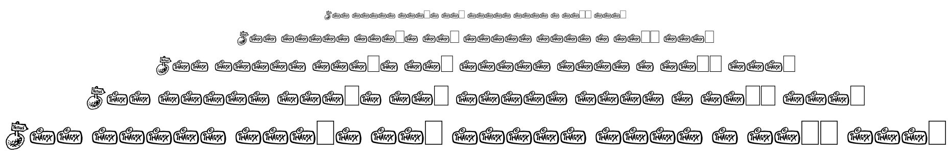 SPACE SHOP font