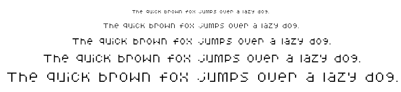 Squarodynamic font