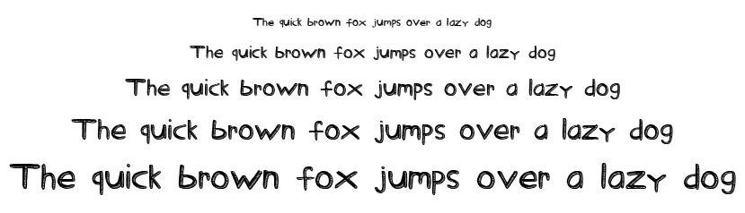 Stick Tickle font