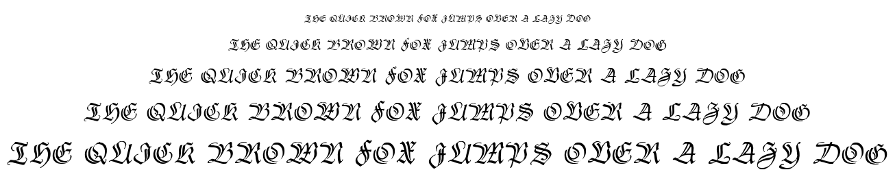 Thannhaeuser Zier font
