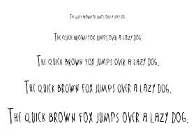 The Sixth Sense font
