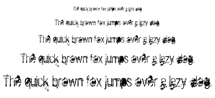 The Last Soundtrack font