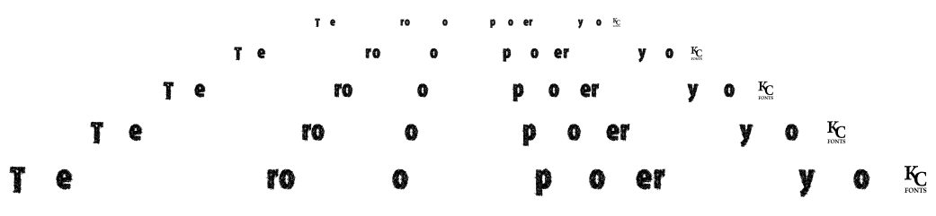 Type Xero font