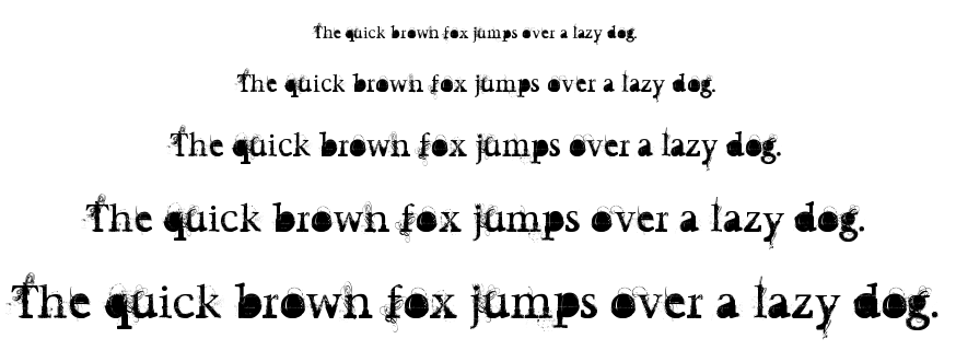 Undecapped Vinyl font