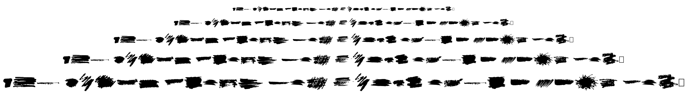 Under font