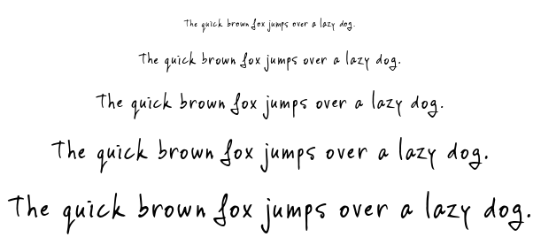 Vinc Hand font