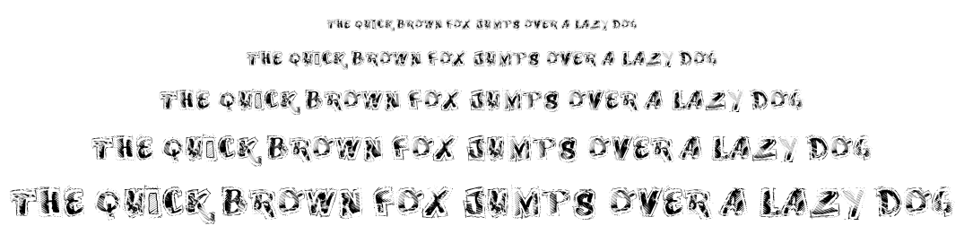 VTKS Scrubbled font