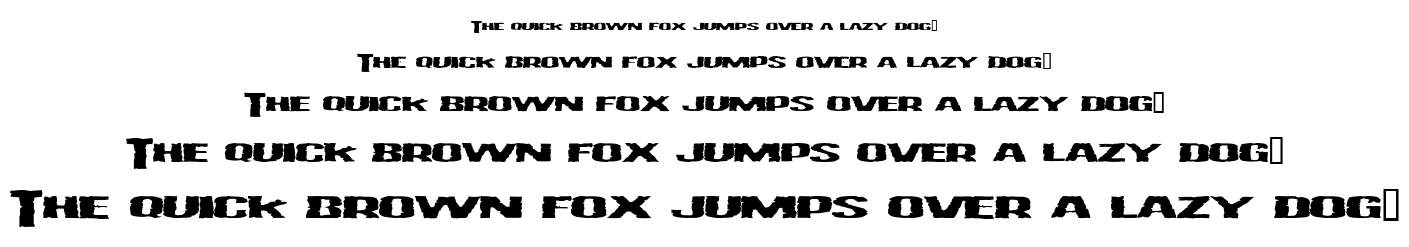 Vulgar Display Of Power font