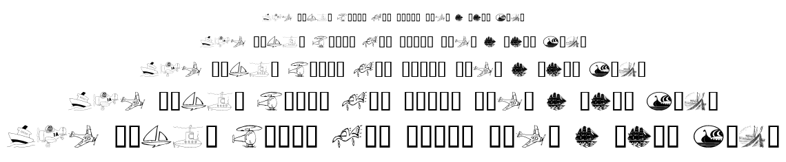 Vehicular font